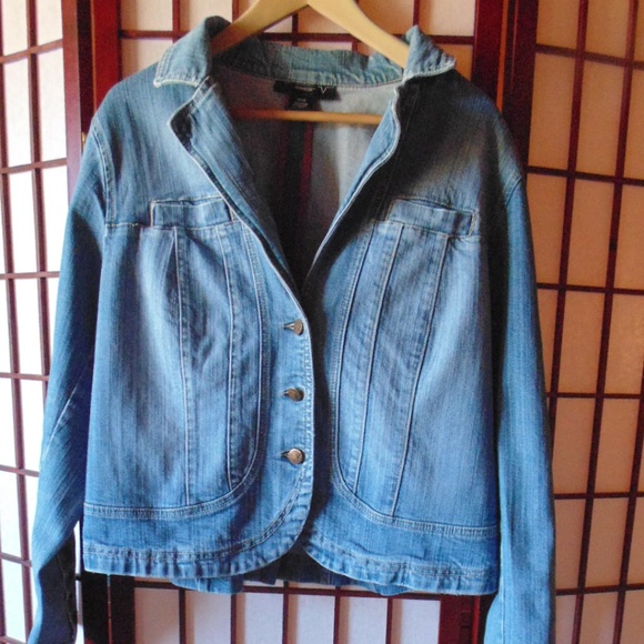 Venezia Jackets & Blazers - Venezia (Lane Bryant)| Jean Jacket